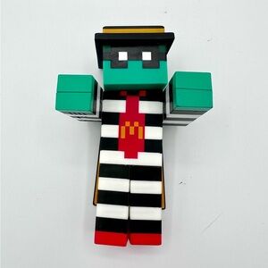 Minecraft McDonald’s Adult Happy Meal Toy 4” Zombie Hamburglar
